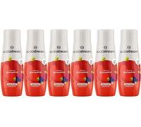 Concentrés SODASTREAM - Lot de 6 concentrés Grenadine sans sucres - Jusqu'a 54L de boissons - 440 ml