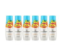 Concentrés SODASTREAM - Lot de 6 concentrés Lipton Ice Tea Zéro sucres - Jusqu'a 54L de boissons - 440ml