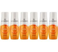 Concentrés SODASTREAM - Lot de 6 concentrés Orange - Jusqu'a 54L de boissons - 440 ml