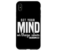 Concentrez-Vous sur Les Choses d'en Haut - Colossiens 3:2 Coque pour iPhone XS Max