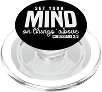 Concentrez-Vous sur Les Choses d'en Haut - Colossiens 3:2 PopSockets PopGrip pour MagSafe