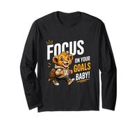 Concentrez-Vous sur Vos objectifs Baby Loewe Motivation Design Business Manche Longue
