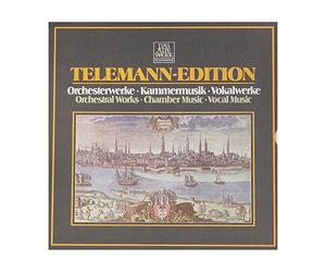 CONCENTUS MUSICUS WIEN / HARNONCOURT, Nikolaus / CONCERTO AMSTERDAM / BRÜGGEN, Frans / HIRSCH, Hans Ludwig - Telemann Edition Vol. 1 bis 3 (Orchesterwerke / Kammermusik / Vokalwerke) / 6.35557