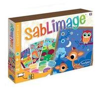 Concept Box Sablimage Animaux De La Foret - 4 Tableaux A Sabler, 16 Couleurs - Coffret Loisirs Creatifs - Garcon, Fille 4 Ans+