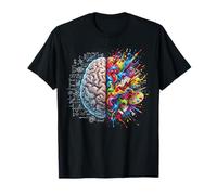 Concept cérébral pensée Gauche et Droite logique de créativité T-Shirt