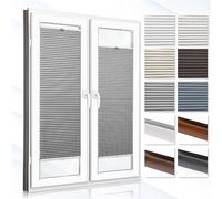 Concept Crystal Store Plissé Nid d'abeille PERSONNALISÉ avec PERÇAGE - sur Mesure - 6 Couleurs de Tissus - Stores Thermiques Occultants Nid d'abeille (Hauteur de 50 cm à 149 cm)