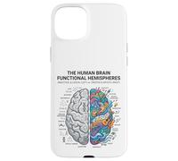 Concept d'analyse cérébrale neurosciences vs Esprit créatif Coque pour iPhone 15 Plus