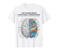 Concept d'analyse cérébrale neurosciences vs Esprit créatif T-Shirt