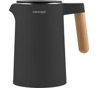 Bouilloire électrique 1.5L Concept RK3302 avec contrôle de température, anthracite