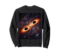 Concept de Disque d'accrétion de Collision Spatiale à Deux Trous Noirs Sweatshirt