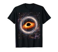 Concept de Disque d'acquisition Anneau Lumineux Espace Trou Noir T-Shirt