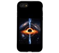Concept de Disque d'acquisition de Faisceau d'énergie Spatiale Trou Noir Coque pour iPhone SE (2020) / 7/8