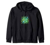 Concept de Foudre végétal d'énergie Naturelle Fresh Power Sweat à Capuche