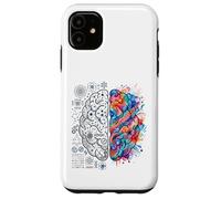 Concept de l'esprit créatif et analytique du Cerveau neurosciences Coque pour iPhone 11