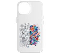 Concept de l'esprit créatif et analytique du Cerveau neurosciences Coque pour iPhone 14
