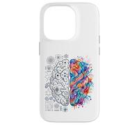 Concept de l'esprit créatif et analytique du Cerveau neurosciences Coque pour iPhone 14 Pro