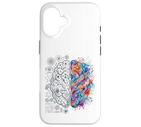 Concept de l'esprit créatif et analytique du Cerveau neurosciences Coque pour iPhone 16
