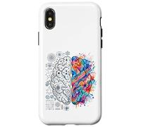 Concept de l'esprit créatif et analytique du Cerveau neurosciences Coque pour iPhone X/XS