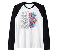 Concept de l'esprit créatif et analytique du Cerveau neurosciences Manche Raglan
