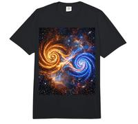 Concept de Mouvement de Tourbillon Cosmique à Vortex à Double Espace Comfort Colors Adult Heavyweight T-Shirt