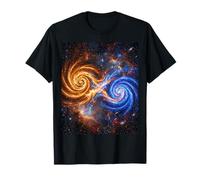 Concept de Mouvement de Tourbillon Cosmique à Vortex à Double Espace T-Shirt