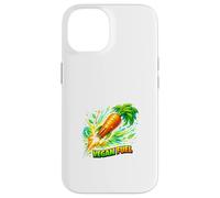 Concept de Puissance de l'usine de Carotte de Carburant végétalien Coque pour iPhone 14