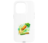 Concept de Puissance de l'usine de Carotte de Carburant végétalien Coque pour iPhone 15 Pro