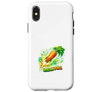 Concept de Puissance de l'usine de Carotte de Carburant végétalien Coque pour iPhone X/XS