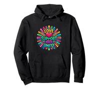 Concept d'énergie Positive de Soutien de l'amour Sweat à Capuche