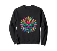 Concept d'énergie Positive de Soutien de l'amour Sweatshirt