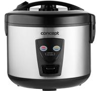 CONCEPT Electroménager Concept RE2020 Cuiseur à riz 2 en 1 avec fonction WARM,Capacité : 1,5 L, Stainless Steel