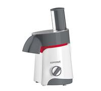 CONCEPT électroménager ES1000 Hachoir électrique FreshSalad avec cinq disques interchangeables, préparation de salades, frites, pilon ; entretien facile, 80 dB, 200 W