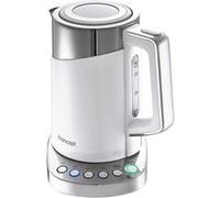 CONCEPT électroménager RK3170 Bouilloire inox Cool Touch, 1,7 litre, blanche, regulation de la temperature, fonction maintien au chaud, 2200 W, Filtre anticalcaire, design élégant, 2200 W Blanc G