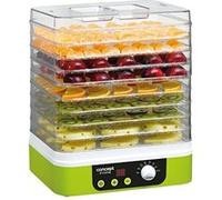 CONCEPT électroménager - SO1060 - Déshydrateur IN TIME, avec minuteur et écran digital, 9 plateaux, thermostat variable 35-70°C, vert Vert G