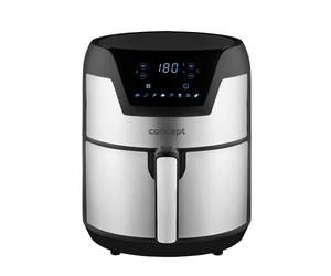 Concept FR3500 friteuse Unique 3,5 L Autonome 1500 W Friteuse d’air chaud Noir, Métallique