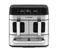Concept friteuse sans graisse 3 tiroirs séparés cuisson synchronisée 8 programme