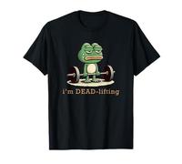 Concept Graphique I'm Dead Lifting Frog Gym Powerlifting Meme T-Shirt