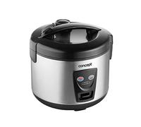 CONCEPT Hausgeräte Concept RE2020 Cuiseur à riz 2 en 1 avec fonction chaude, capacité : 1,5 l, acier inoxydable, 1,5 l