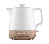 CONCEPT Hausgeräte RK0060 Bouilloire en céramique - 1 l - Blanc