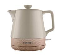 CONCEPT Hausgeräte RK0061 Bouilloire en céramique Marron café 1 l