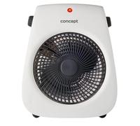 CONCEPT Hausgeräte VT7040 Radiateur soufflant, 1000 à 2000 W, plastique, 47 dB, blanc