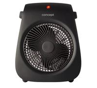 Ventilateur thermique VT7041 2 vitesses de travail 1000 / 2000W, fonction thermostat, noir