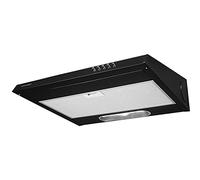 Concept Hotte aspirante OPP2060 - 60 cm - Éclairage LED - 3 niveaux de puissance - 175 m3/h - Noir