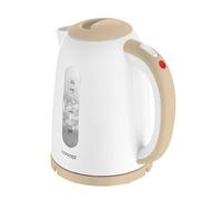 CONCEPT Marche/arrêt automatique|Couvercle bouton poussoir électroménager RK2331 Bouilloire Orange 1,7 L, Beige 2200 W