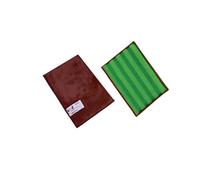 CONCEPT MICROFIBRE Sachet 2 Tampons Memo Pad Marron Et Vert