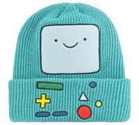 Concept One Adventure Time Beanie Hat, BMO Cosplay Cuff Winter Knit Cap Bonnet, Bleu Sarcelle, Taille Unique Mixte