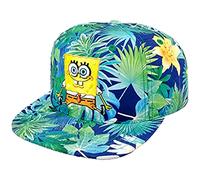 Concept One Casquette de Baseball Unisexe Bob l'éponge Squarepants, Chapeau Snapback réglable à Bord incurvé Floral Tropical, Multicolore, Taille Unique (Lot de 6), Multicolore, Taille Unique