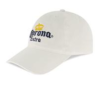 Concept One Corona Extra Dad Casquette de Baseball en Coton avec Logo brodé, réglable, Blanc, Taille Unique Mixte