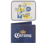 Concept One Corona Portefeuille Extra à Deux Volets, Portefeuille Fin avec boîte décorative pour Homme et Femme, Multicolore, Portefeuille Corona Extra à Deux Volets, Portefeuille Fin avec boîte