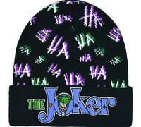 Concept One DC Comics Bonnet d'hiver en Tricot avec tête de Mort, Noir, Taille Unique Mixte